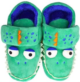 img 2 attached to 🦈 Family Shark Slippers: Non-Slip Shoes for Little Boys