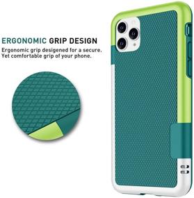 img 3 attached to 📱 Premium Green iPhone 11 Pro Max Case with Screen Protector - Full Body Protection for Girls | Shock-Absorbing & Scratch-Resistant Luxury Phone Cover