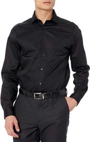 img 2 attached to Calvin Klein Spread Collar Herringbone Shirt