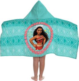 img 4 attached to 🏖️ Moana Hooded Cape Bath/Pool/Beach Towel by Jay Franco - Cotton