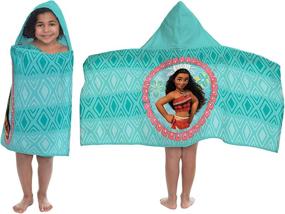 img 2 attached to 🏖️ Moana Hooded Cape Bath/Pool/Beach Towel by Jay Franco - Cotton