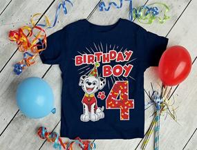 img 1 attached to Official Patrol Birthday Toddler T Shirt Boys' Clothing in Tops, Tees & Shirts