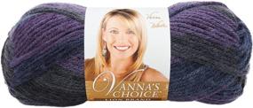 img 1 attached to 🦁 Lion Brand Yarn 860-202Q Vanna's Choice Yarn: The Perfect Purple Print for Your Next Project