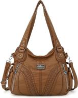 handbags shoulder satchel handbag synthetic women's handbags & wallets logo