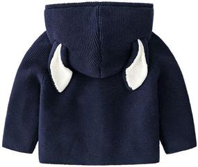 img 3 attached to 👶 Vivobiniya Baby Girl Cardigan & Toddler Boy Knit Sweater: Best Girl Clothes & Boy Sweater