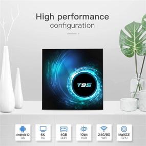 img 1 attached to High-Performance EASYTONE Android 10.0 TV Box with 4GB RAM & 32GB ROM - Dual Wi-Fi, BT 4.0, 4K6K Ultra HD, H.265 Smart Boxes + Mini Wireless Keyboard & Remote Control