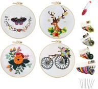 🧵 wlyatf embroidery beginners patterns needlepoint: unlock your creativity with beautiful designs logo
