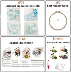 img 3 attached to 🧵 WLYATF Embroidery Beginners Patterns Needlepoint: Unlock Your Creativity with Beautiful Designs