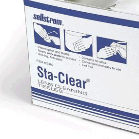 img 1 attached to 🧻 Buy Sellstrom Anti-Fog Coating Lens Cleaning Tissues - Self-Dispensing Box with 1,000 Wipes - S23480