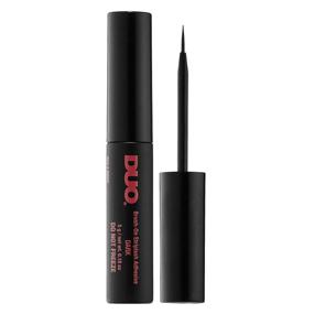 img 1 attached to 💪 Duo Brush-On Striplash Adhesive: Dark Tone - 3 Pack (0.18 oz / 5.3ml) for Long-Lasting Lash Hold