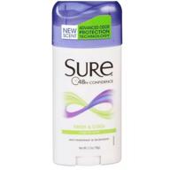 sure original solid fresh & cool scent anti-perspirant deodorant - 2.70 oz (pack of 6) logo