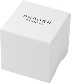 img 2 attached to Skagen Men's Sundby Titanium and Stainless Steel Mesh Casual Quartz Watch: Sleek Style and Timekeeping Excellence