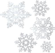 ❄️ 20-pack snowflake cutouts logo
