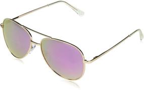 img 4 attached to Peepers Bifocal Aviator Sunglasses Yellow_Gold