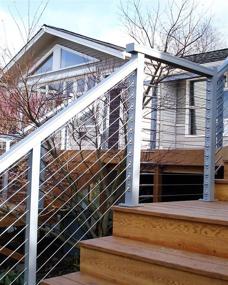 img 1 attached to 🔗 Fikim 1/8 inch Stainless Steel Cable, Marine Grade T316 Deck Cable Railing with 7 x 7 Construction, String Lights Hanging Wire, 1000 Feet Length & Includes Handy Cutter - Enhanced SEO