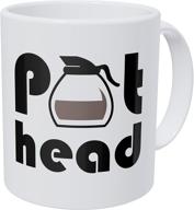 😂 hilarious pot head 11oz coffee mug by willcallyou: a perfectly amusing pick-me-up! logo