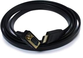 img 4 attached to 🔌 High-Resolution HDMI to VGA Converter Cable - 6ft (1.8m) Plugable Adapter, Supports up to 1920 x 1080 (60Hz)