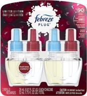 🍒 enhance your surroundings with febreze noticeable fresh twist cranberry dual oil refill air freshener - 2 count, 1.75 oz (0.11 pound) logo