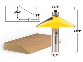 img 1 attached to 🔧 Enhance Precision with Yonico 2 Inch Degree Forming Router