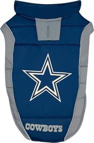 img 4 attached to Dallas Cowboys Puffer Vest Dogs