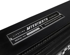 img 1 attached to 💨 Mishimoto MMINT-UMB Universal Intercooler M-Line, Black - High Performance Cooling for Maximum Efficiency