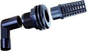 img 4 attached to 💧 High-Performance Lifegard Aquatics 1-Inch Bulkhead Fitting Kit: Ideal for Efficient and Leak-Free Water Flow