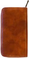 floto italian leather venezia checkbook logo