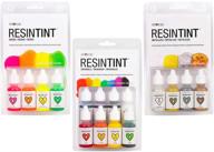 🎨 resintint - жидкие пигменты в наборе - 16 цветов - безопасные для использования и не поддерживающие горение логотип