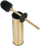 🚽 bgl solid stainless steel toilet bowl brush and holder - 304 stainless steel handle toilet scrubber (gold) logo