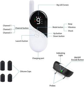 img 3 attached to Rechargeable Dog Training Collar - 3 Modes: Beep, Vibration, and Shock, Waterproof Pet Behaviour Training for Extra Small, Medium, Large Dogs