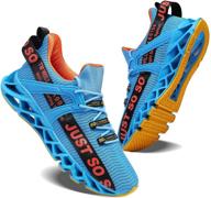 umyogo athletic walking running sneakers men's shoes in athletic logo