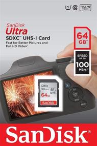 img 3 attached to SanDisk 64GB Ultra Memory Card (2 Pack) UHS-I Class 10 SD (SDSDUNR-064G-GN6IN) - Bundle With (1) Everything But Stromboli Combo Card Reader