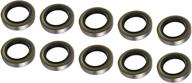 🔷 lippert 333961 rv and trailer axle grease seal 3500lb - 1.719 inch inner diameter, 2.565 inch outer diameter (pack of 10) logo