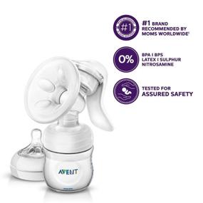 img 3 attached to Effortless Comfort: Philips Avent Manual Breast Pump for Optimal Breastfeeding Experience