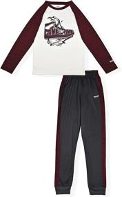 img 2 attached to Hind Athletic Sweatpant Red Black Numeric_8 Boys' Clothing via Active