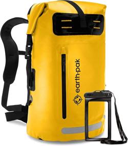 img 4 attached to Earth Pak Waterproof Backpack Front Zippered Sports & Fitness in Boating & Sailing