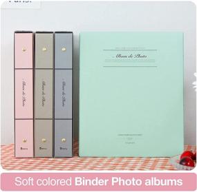 img 3 attached to 📷 B FANCY 3-Ring Binder Photo Album: Hard Cover & Case, 4X6, 100 Pockets - Perfect Gift for Family, Baby, Travel, Wedding (Pink)