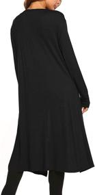 img 1 attached to BLUETIME Duster Cardigans Lightweight Sweaters Women's Clothing and Swimsuits & Cover Ups