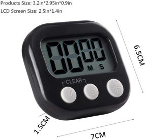 img 2 attached to 🍳 Jsdoin 6 Pack Digital Kitchen Timer: Magnetic Back, Loud Alarm, Countdown Timer - Perfect for Cooking, Baking, Sports, Games, and Office Management