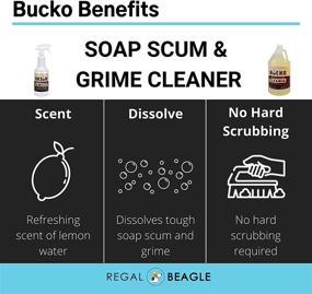 img 3 attached to 🧼 The Enhanced Bucko Soap Scum and Grime Cleaner (32oz + Sprayer)