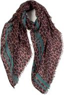 🐆 leopard fashion scarves by scarfands: classic women's accessories for scarves & wraps logo