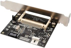 img 3 attached to Efficient Syba SD-ADA40001 Compact Flash to SATA II Adapter Card with PCI Mounting Bracket - Black