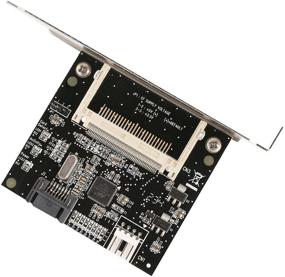 img 4 attached to Efficient Syba SD-ADA40001 Compact Flash to SATA II Adapter Card with PCI Mounting Bracket - Black