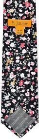 img 1 attached to Retreez 8-10 Years Cotton Boy's Tie with Garden Roses Pattern for Enhanced SEO