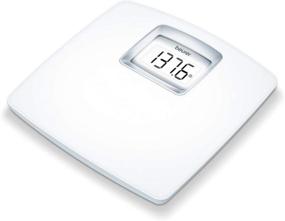 img 4 attached to 🔢 Beurer PS25 Personal Bathroom Scale: Smart & Accurate Body Weight Control, XL Scale with Illuminated LCD Display, High Precision Weighing - Timeless White Design, Quick Start, Batteries Included