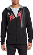 fox horizon front fleece medium men's clothing logo