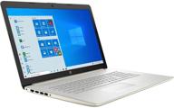 🌟 newest flagship hp 17.3" hd+ touchscreen laptop - intel quad-core i5, 8gb ram, 256gb ssd, windows 10 - pale gold logo