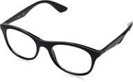 ray ban rx7085 eyeglasses shiny black logo