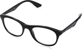 img 4 attached to Ray Ban RX7085 Eyeglasses Shiny Black