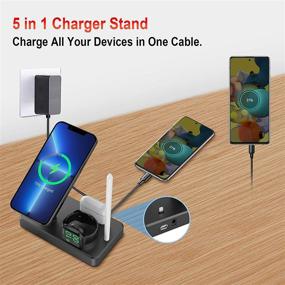 img 2 attached to 🔌 HATALKIN 36W Charger Stand: Multifunctional Charging Station for Magsafe Charger, Apple Watch, AirPods/Pro, iPhone 13/12/Pro/Pro Max/Mini - Desk Dock for Multiple Devices (Magsafe iWatch NOT Included)